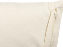 Tekstiilit<Beliani Koristetyyny Puuvilla Valkoinen/Musta 45 X 45 Cm Myrica