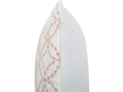 Tekstiilit<Beliani Koristetyyny Puuvilla Valkoinen 45 X 45 Cm 2 Kpl Verbena