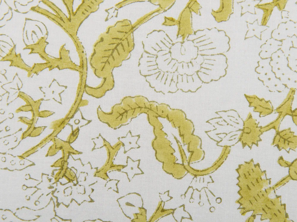 Shop Beliani Koristetyyny Puuvilla Vihrea/Valkoinen 45 X 45 Cm Filix