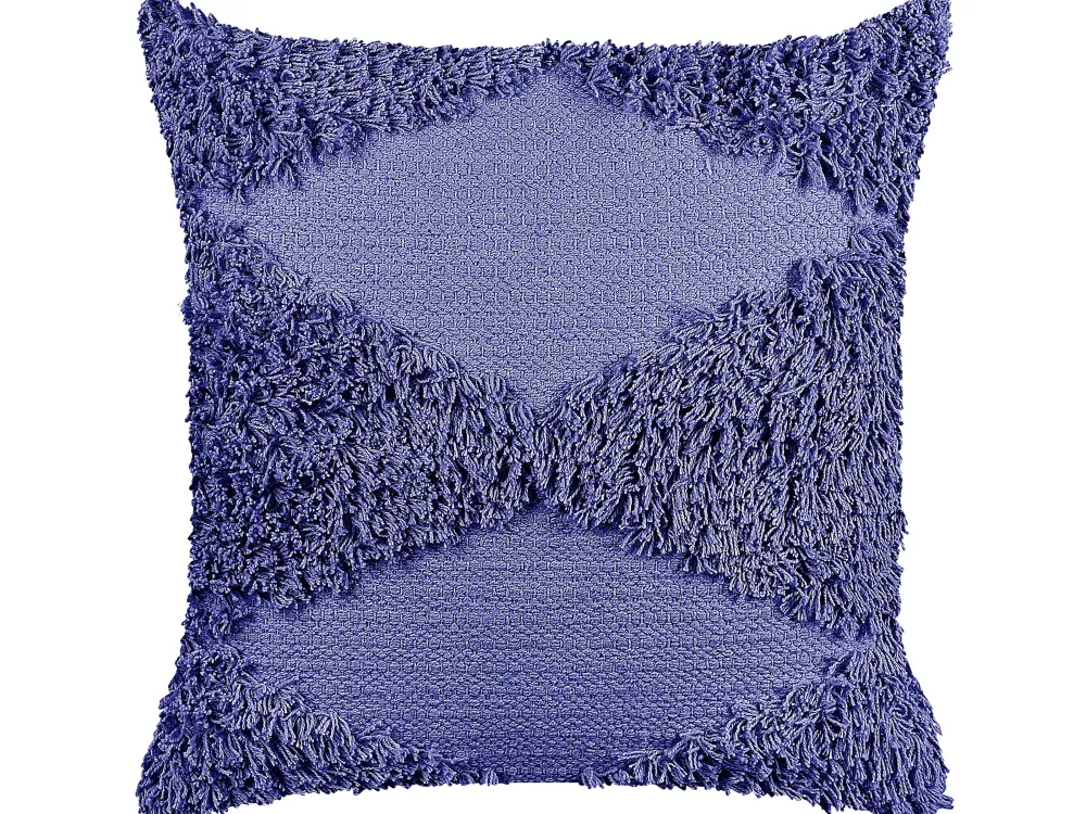 Tekstiilit<Beliani Koristetyyny Puuvilla Violetti 45 X 45 Cm Rhoeo