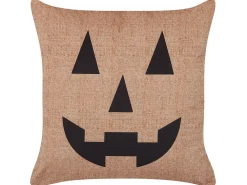 Tekstiilit<Beliani Koristetyyny Sametti Beige 45 X 45 Cm 2 Kpl Sebes