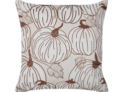 Tekstiilit<Beliani Koristetyyny Sametti Beige 45 X 45 Cm Gourd