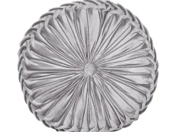 Tekstiilit<Beliani Koristetyyny Sametti Harmaa 40 Cm Udala