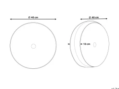 Tekstiilit<Beliani Koristetyyny Sametti Harmaa 40 Cm Udala