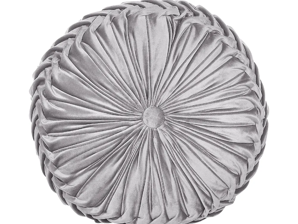 Clearance Beliani Koristetyyny Sametti Harmaa 40 Cm 2 Kpl Udala