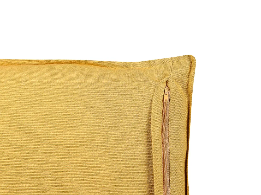 Discount Beliani Koristetyyny Sametti Keltainen 45 X 45 Cm 2 Kpl Rapis