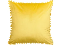 Shop Beliani Koristetyyny Sametti Keltainen 45 X 45 Cm 2 Kpl Aerangis