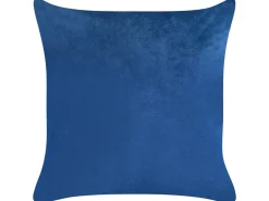 Flash Sale Beliani Koristetyyny Sametti Kirjailtu Sininen 45 X 45 Cm 2 Kpl Talinum