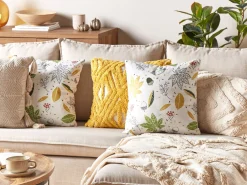 Flash Sale Beliani Koristetyyny Sametti Monivarinen 45 X 45 Cm Mullein