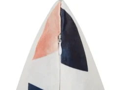 Tekstiilit<Beliani Koristetyyny Sametti Monivarinen 45 X 45 Cm Quinoa