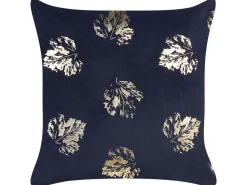 Clearance Beliani Koristetyyny Sametti Musta 45 X 45 Cm 2 Kpl Goldenrod