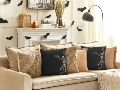 Flash Sale Beliani Koristetyyny Sametti Musta 45 X 45 Cm 2 Kpl Medves