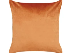 Clearance Beliani Koristetyyny Sametti Oranssi 45 X 45 Cm 2 Kpl Crocus