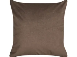 Cheap Beliani Koristetyyny Sametti Ruskea Kasvokuvio 45 X 45 Cm 2 Kpl Philodendron