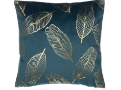 Shop Beliani Koristetyyny Sametti Sinivihrea 45 X 45 Cm 2 Kpl Freesia