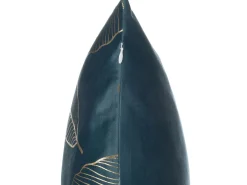 Shop Beliani Koristetyyny Sametti Sinivihrea 45 X 45 Cm 2 Kpl Freesia