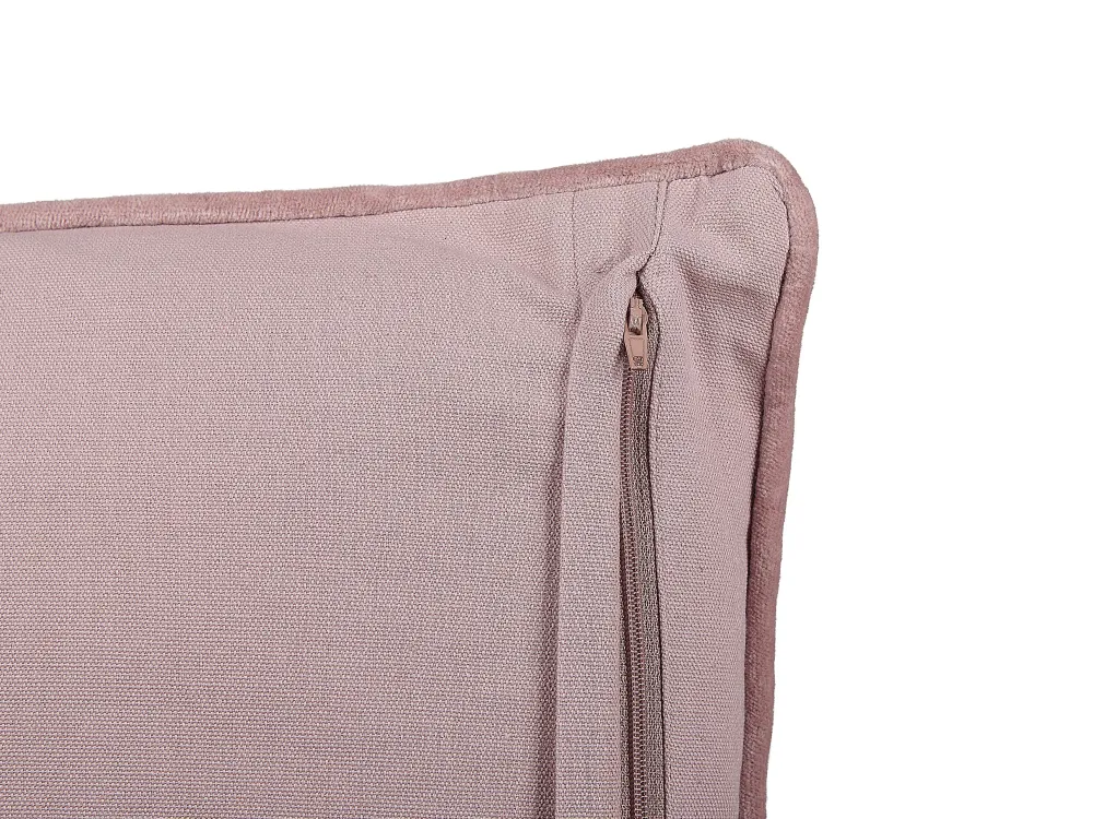 Discount Beliani Koristetyyny Sametti Vaaleanpunainen 45 X 45 Cm 2 Kpl Romneya