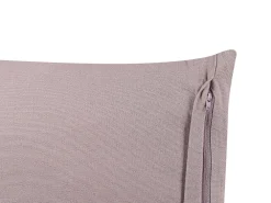 Tekstiilit<Beliani Koristetyyny Sametti Vaaleanpunainen 45 X 45 Cm 2 Kpl Larkspur