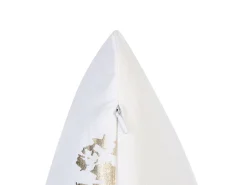 Tekstiilit<Beliani Koristetyyny Sametti Valkoinen 45 X 45 Cm 2 Kpl Goldenrod