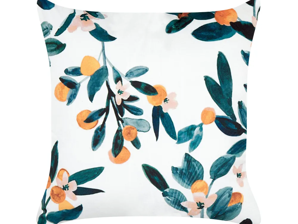 Sale Beliani Koristetyyny Sametti Vihrea 45 X 45 Cm Knautia