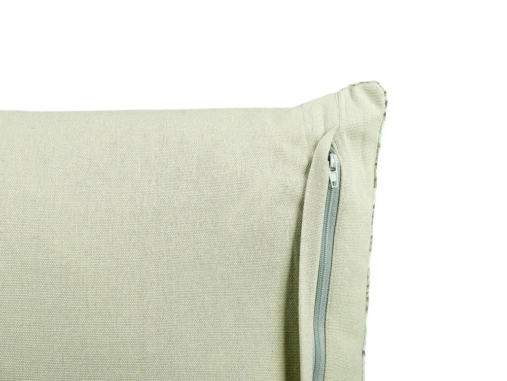 Shop Beliani Koristetyyny Sametti Vihrea 45 X 45 Cm Rungia