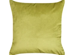 Discount Beliani Koristetyyny Sametti Vihrea Silmakuvio 45 X 45 Cm 2 Kpl Aeonium