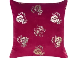 Tekstiilit<Beliani Koristetyyny Sametti Viininpunainen 45 X 45 Cm 2 Kpl Goldenrod