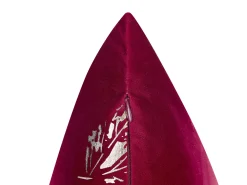 Tekstiilit<Beliani Koristetyyny Sametti Viininpunainen 45 X 45 Cm 2 Kpl Goldenrod