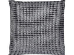 Tekstiilit<Beliani Koristetyyny Samettinen 2Kpl 45 X 45 Cm Harmaa Aspidistra