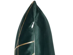 Fashion Beliani Koristetyyny Samettinen 2Kpl 45 X 45 Cm Vihrea Pinus