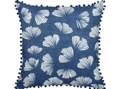 Best Sale Beliani Koristetyyny Sininen/Valkoinen 45 X 45 Cm 2 Kpl Dandelion