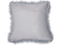 Tekstiilit<Beliani Koristetyyny Tekoturkis Sininen 42 X 42 Cm 2 Kpl Lubha