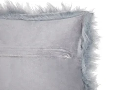 Tekstiilit<Beliani Koristetyyny Tekoturkis Sininen 42 X 42 Cm 2 Kpl Lubha