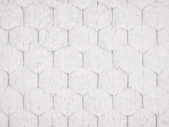 Tekstiilit<Beliani Koristetyyny Tekoturkis Valkoinen 43 X 43 Cm 2 Kpl Purslane