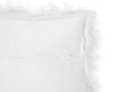 Tekstiilit<Beliani Koristetyyny Tekoturkis Valkoinen 45 X 45 Cm 2 Kpl Lubha