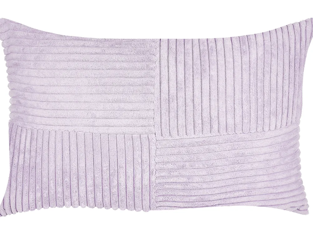 Store Beliani Koristetyyny Vakosametti Violetti 47 X 27 Cm 2 Kpl Millet