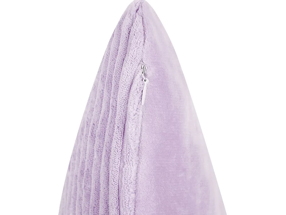Store Beliani Koristetyyny Vakosametti Violetti 47 X 27 Cm 2 Kpl Millet