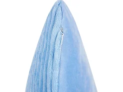 Tekstiilit<Beliani Koristetyyny Vakosametti Sininen 43 X 43 Cm 2 Kpl Millet