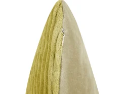 Store Beliani Koristetyyny Vakosametti Oliivinvihrea 47 X 27 Cm 2 Kpl Millet