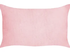 Tekstiilit<Beliani Koristetyyny Vakosametti Vaaleanpunainen 47 X 27 Cm 2 Kpl Millet