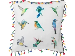 Hot Beliani Koristetyyny Valkoinen 45 X 45 Cm 2 Kpl Mallow