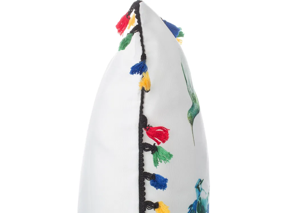 Hot Beliani Koristetyyny Valkoinen 45 X 45 Cm 2 Kpl Mallow