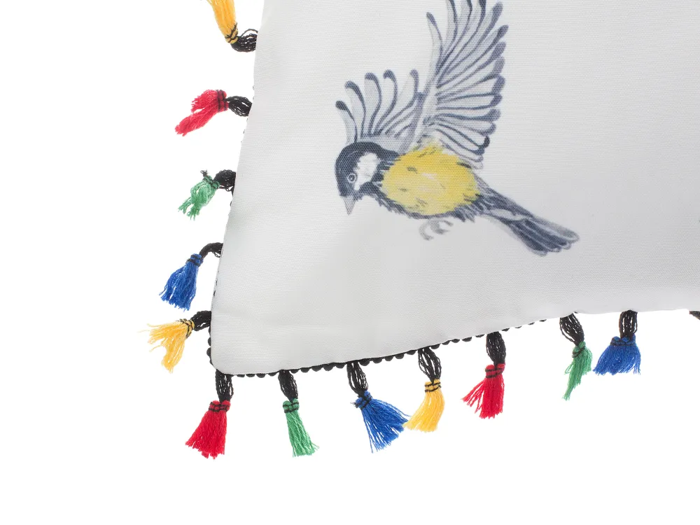 Hot Beliani Koristetyyny Valkoinen 45 X 45 Cm 2 Kpl Mallow