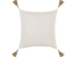 Tekstiilit<Beliani Koristetyyny Valkoinen Kohokuvioitu 45 X 45 Cm 2 Kpl Azalea