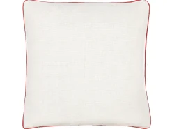 Store Beliani Koristetyyny 45X45 Cm 2 Kpl Punavalkoinen Sven