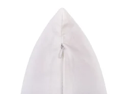 Outlet Beliani Koristetyynysetti 2 Kpl Pupukuviolla 45 X 45 Cm Valkoinen/Vaaleanpunainen Philox