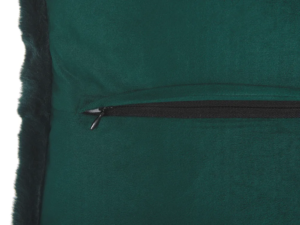 Tekstiilit<Beliani Koristetyynysetti 42 X 42 Cm Tekoturkis Vihrea Tandur