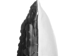 Online Beliani Koristetyynysetti Keinonahkaa 45X45Cm Musta Lobelia