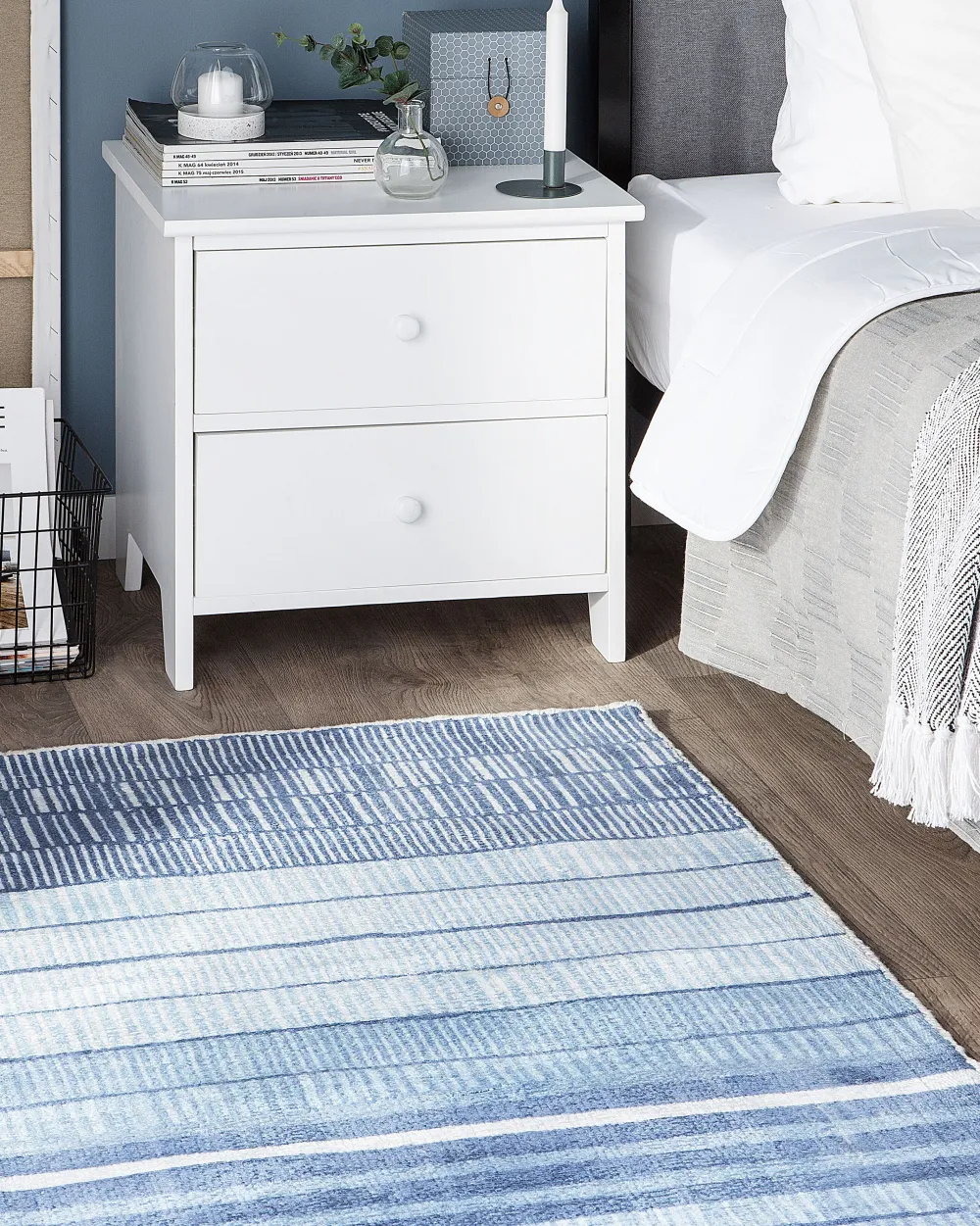 Tekstiilit<Beliani Koristetyynysetti Mustavalkoinen Siksak-Kuvio 45X45Cm Nerine