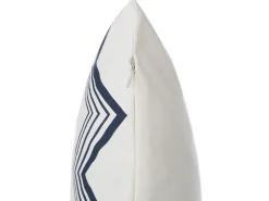 Tekstiilit<Beliani Koristetyynysetti Mustavalkoinen Siksak-Kuvio 45X45Cm Nerine